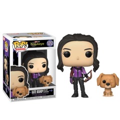 Pop! Marvel Studios Hawkeye - Kate Bishop With Lucky The Pizza Dog (#1212) (used, see description)